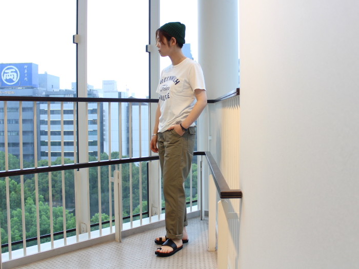 GUNG-HO ガンホー RIP STOP SLIM FIT 4POCKET FATIGUE PANT W/VINTAGE LABEL - COYOTE TAN 軍パン　ファテーグパンツ　スリムフィット　リップストップ　パンツ　アメリカ製　名古屋　ラシク　セレクトショップ　コヨーテ　タン　EXPLORER WORKS