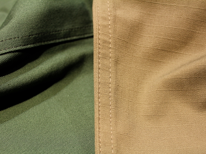 GUNG-HO ガンホー RIP STOP SLIM FIT 4POCKET FATIGUE PANT W/VINTAGE LABEL - COYOTE TAN 軍パン　ファテーグパンツ　スリムフィット　リップストップ　パンツ　アメリカ製　名古屋　ラシク　セレクトショップ　コヨーテ　タン　EXPLORER WORKS