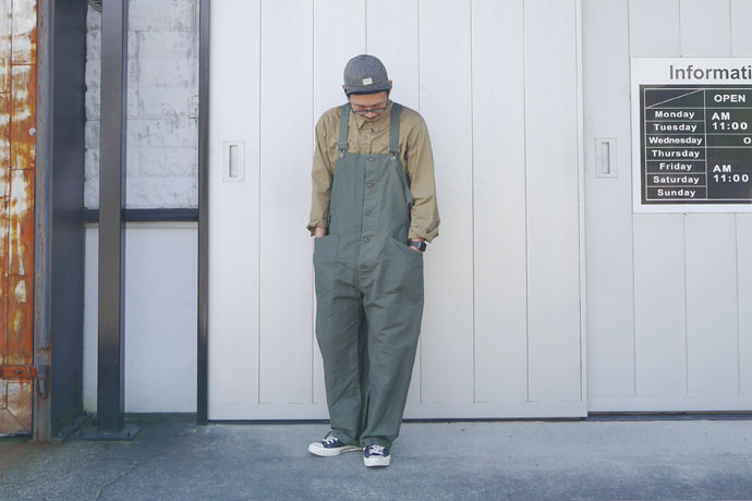 雰囲気のあるスタイリング。。。 Engineered Garments（エンジニアド