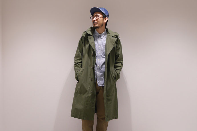 雰囲気抜群のドリズラーコート。。。 Engineered Garments（エンジニア