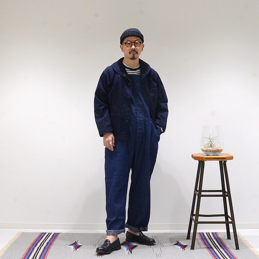 Engineered Garments エンジニアド ガーメンツ EG Shawl Coverall (Wool) ショールカラー カバーオール ジャケット ネイビー