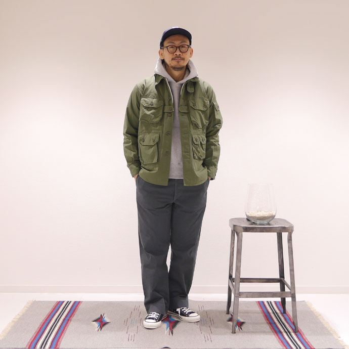 53センチ袖丈Engineered Garments エンジニアド ガーメンツ EG EXP Shirts Jacket エクスプローラーシャツジャケット マルーン