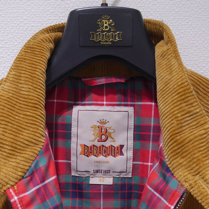 中綿入りで保温性の高い冬用、BARACUTA（バラクータ）G4 （ジーフォー ...