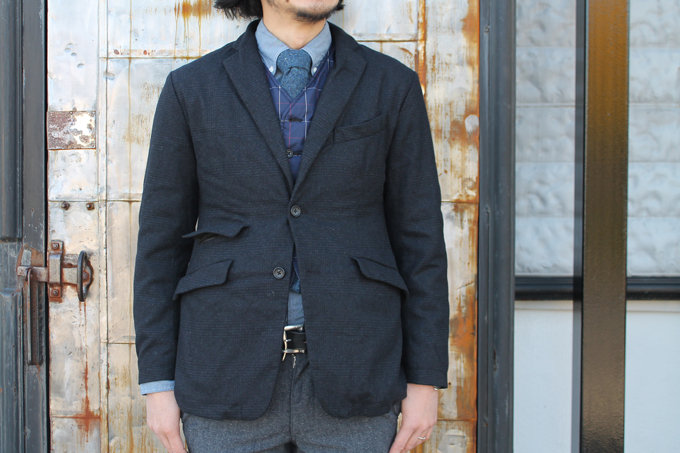 EngineeredGarments(エンジニアドガーメンツ)B2BJaket-NavyWool001