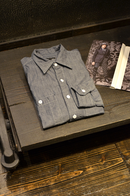 トップス210510● ENGINEERED GARMENTS 長袖 シャンブレー