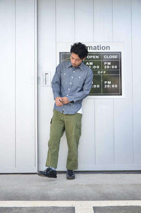 ENGINEERED GARMENTS  ワークシャツ シャンプレー