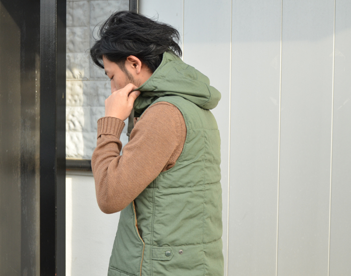 Hooded Padded Vest - Nyco Ripstop