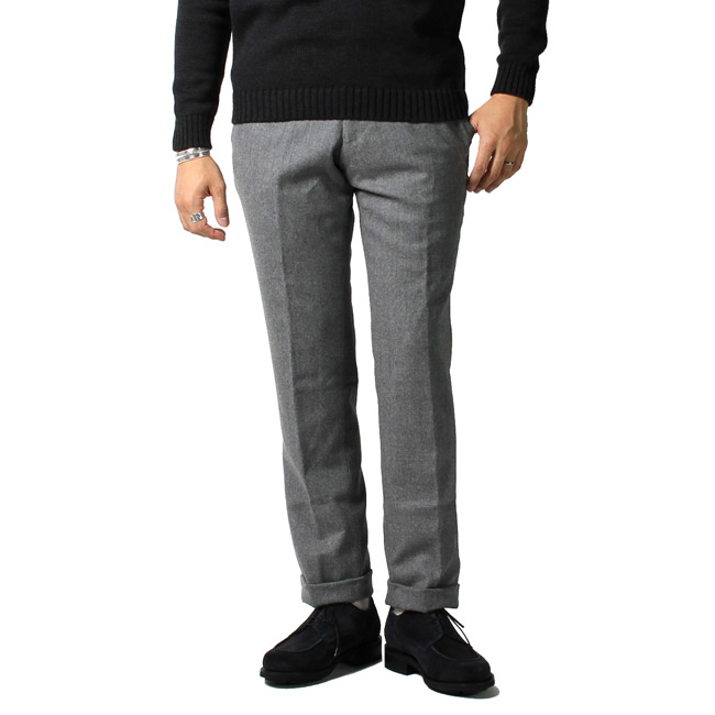 STORK NEST (ストークネスト) WOOL FLANNEL SLIM TROUSER