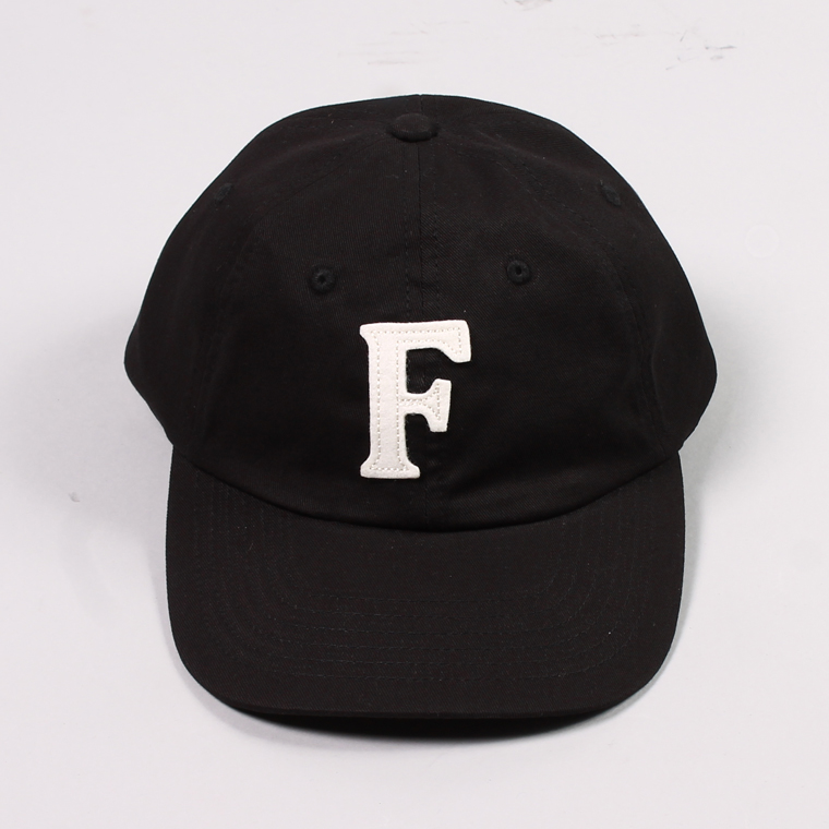 FELCO (フェルコ)  TWILL BB CAP - BLACK_F_NATURAL