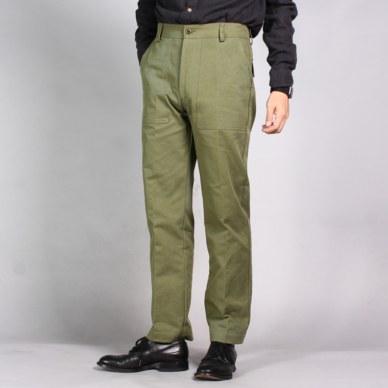 East Harbour Surplus (ã¤ã¼ã¹ããã¼ãã¼ãµã¼ãã©ã¹) JASON - FATIGUE PANTS - GREEN M.