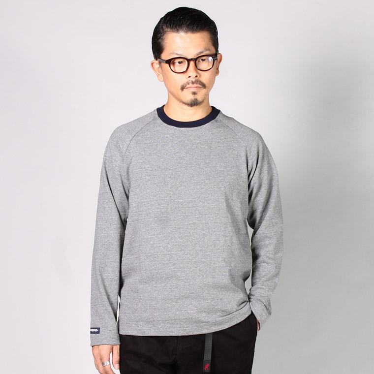 BARBARIAN (ãã¼ããªã¢ã³) EXCLUSIVE L/S RAGLAN CREW - OXFORD_NAVY Explorerå¥æ³¨