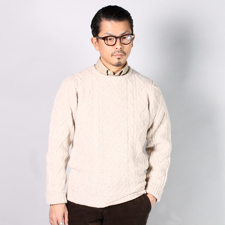 WILLIAM LOCKIE (ã¦ã£ãªã¢ã  ã­ãã­ã¼) JOHNEY ARRAN CREW - LINEN