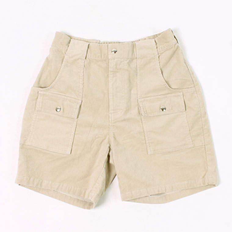 FELCO (フェルコ) CORDUROY BUSH SHORT 21W STRETCH CORDUROY - NATURAL