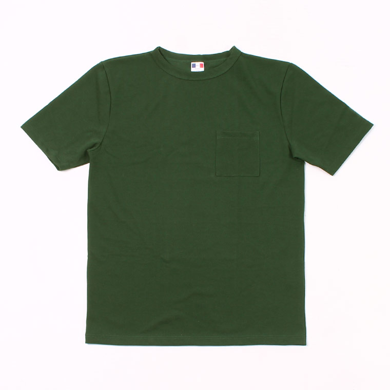 BANDOL(バンドール) S/S PIQUE CREW TEE w/POCKET - PIN