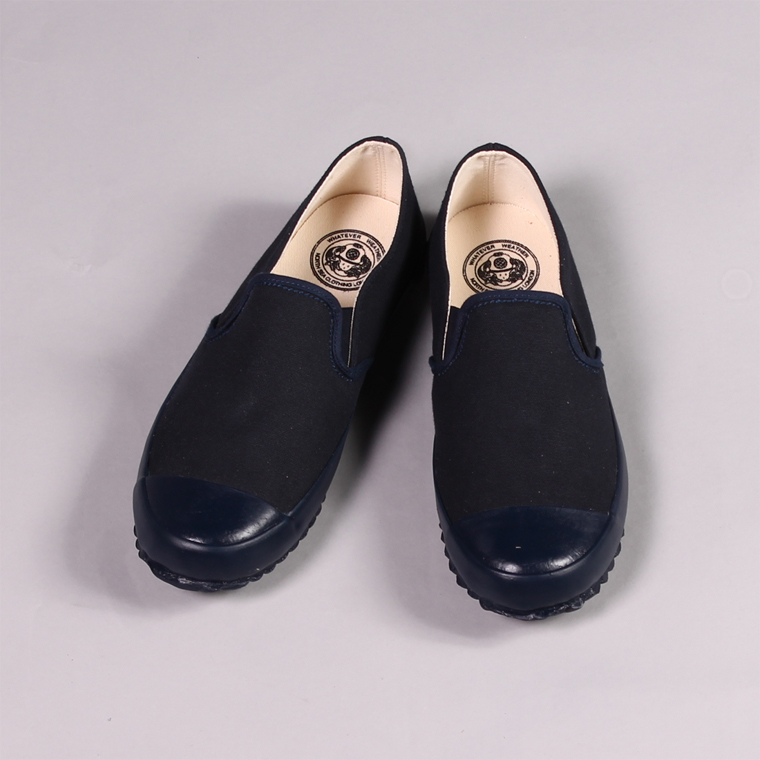 North Sea Clothing (ノースシークロージング)  MK1 DECK SLIP ON / NAVY_NAVY