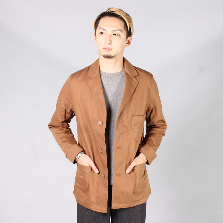 YARMO (ヤーモ)  DRIVER JACKET - BROWN