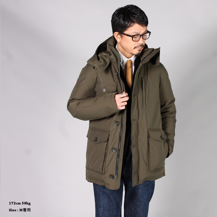 ZANTER (ザンター) DOWN PARKER WP-H - KHAKI