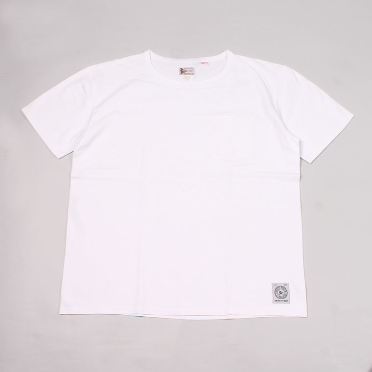 FELCO(フェルコ) S/S CREW NECK POCKET T SHIRT - WHITE