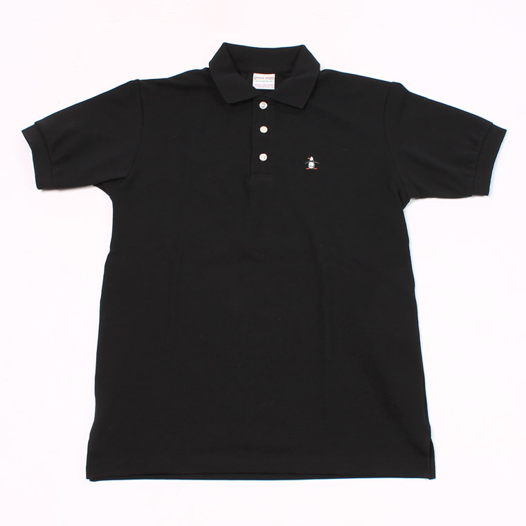 Munsingwear (マンシングウェア) S/S PIQUE SET IN SLEEVE POLO - BLACK