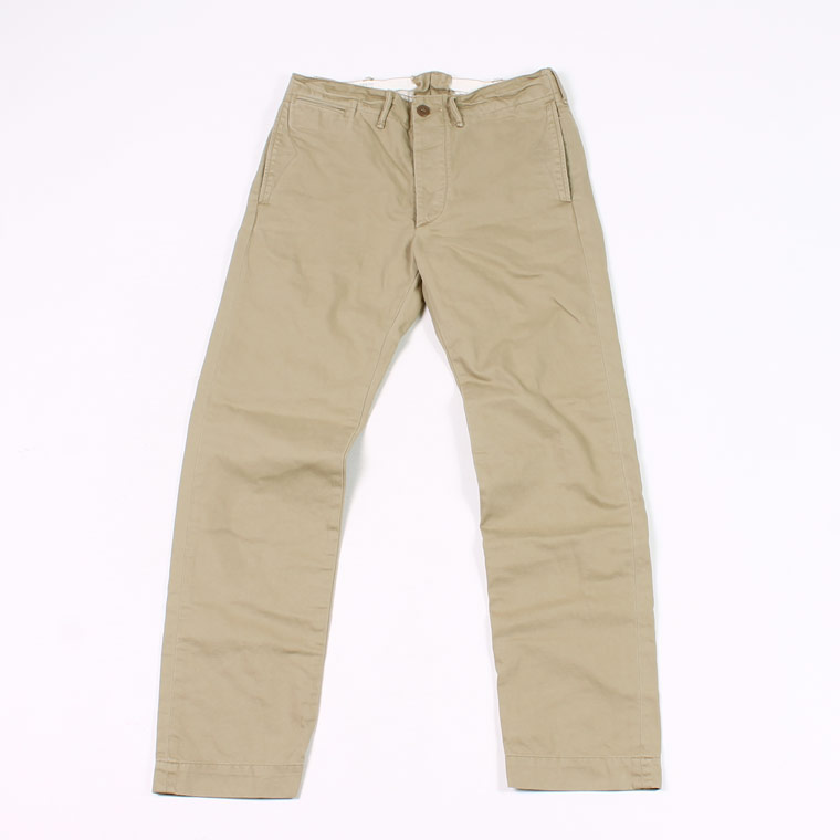 RRL Ralph Lauren (ダブル アールエル ラルフローレン) PIECE DYE TWILL OFFICER'S CHINO - KHAKI