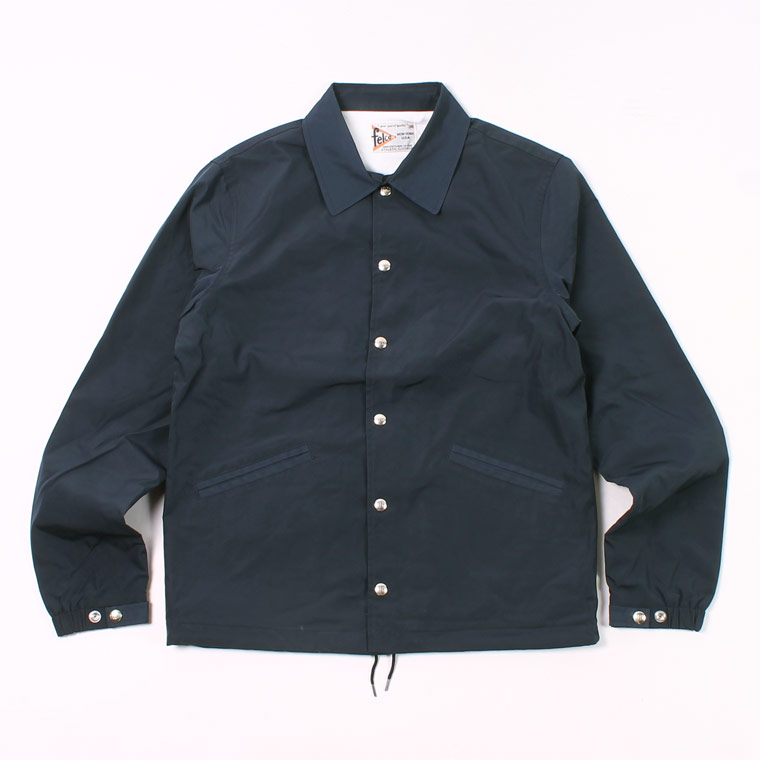 FELCO (フェルコ) COACH JACKET SNAP BUTTON WATER PROOF NYLON - NAVY