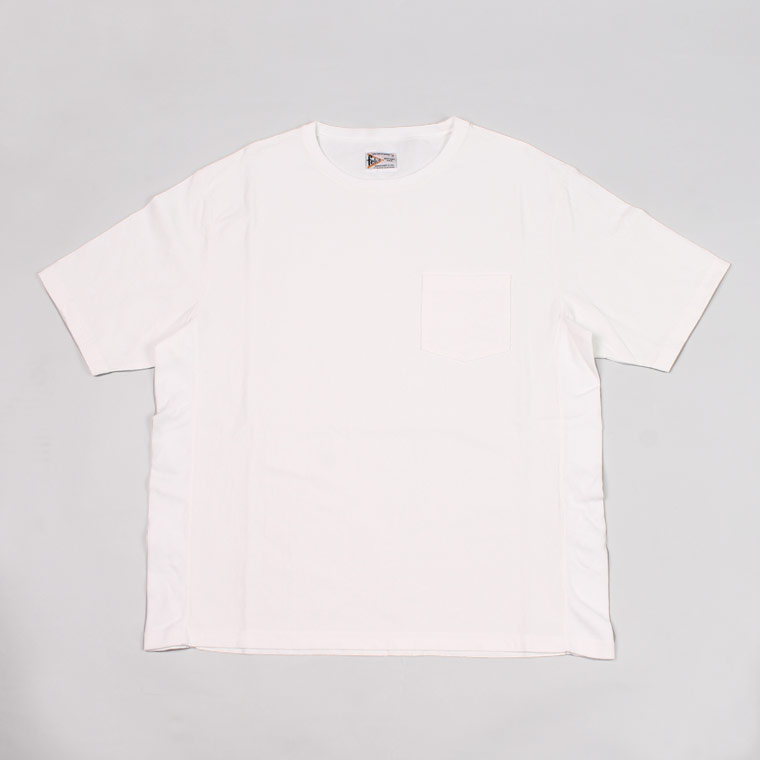 FELCO (フェルコ) S/S INVERSE WEAVE TEE - WHITE