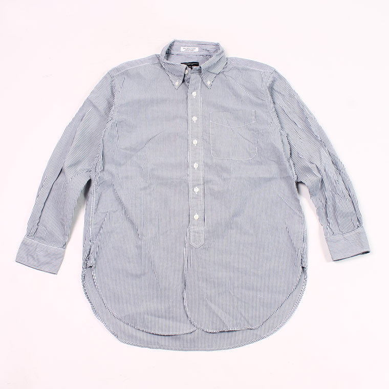 ENGINEERED GARMENTS(エンジニアドガーメンツ) 19th BD SHIRT NARROW ST. BROADCLOTH - NAVY_WHITE