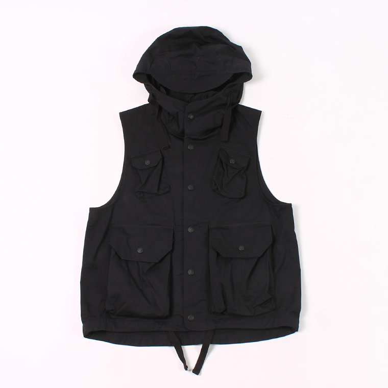 ENGINEERED GARMENTS(エンジニアドガーメンツ) FIELD VEST HIGH COUNT TWILL - BLACK