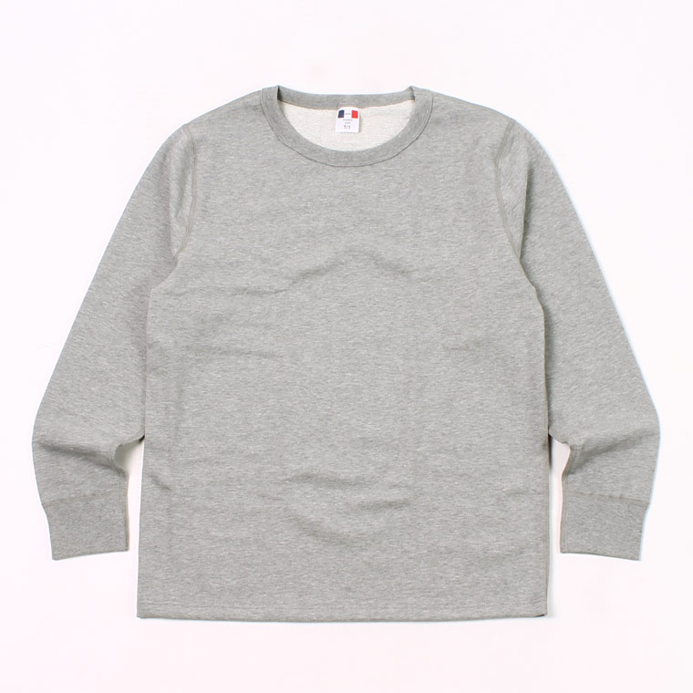 BANDOL(バンドール) FRENCH TERRY MILITARY CREW SWEAT - GRIS CHINE